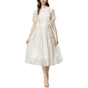 Adele Berto Womens  Midi Dress